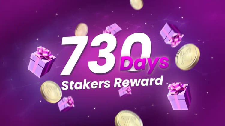 730 Days Stakers Rewards